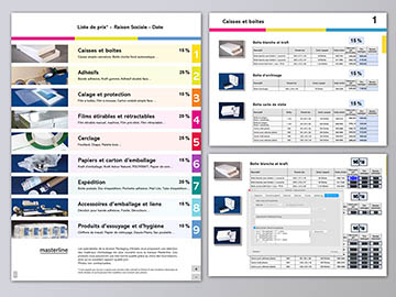 Interaktive PDF Dateien Preislisten mit Berechungen individueller Rabatte, Discount, Druckfunktion